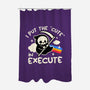 Cute Execute-None-Polyester-Shower Curtain-NemiMakeit