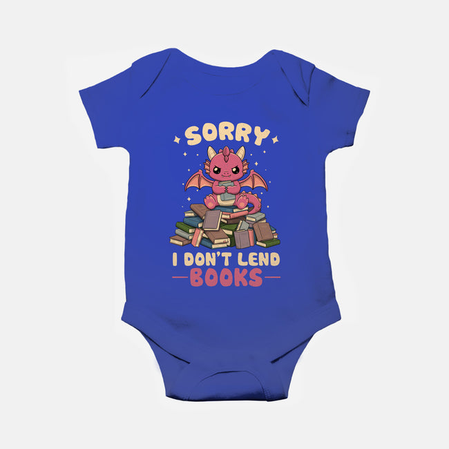 I Don’t Lend Books-Baby-Basic-Onesie-NMdesign