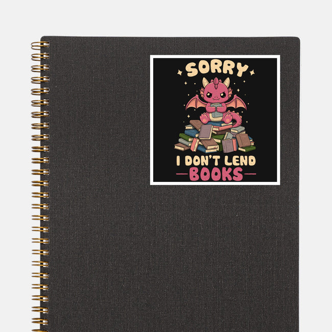 I Don’t Lend Books-None-Glossy-Sticker-NMdesign