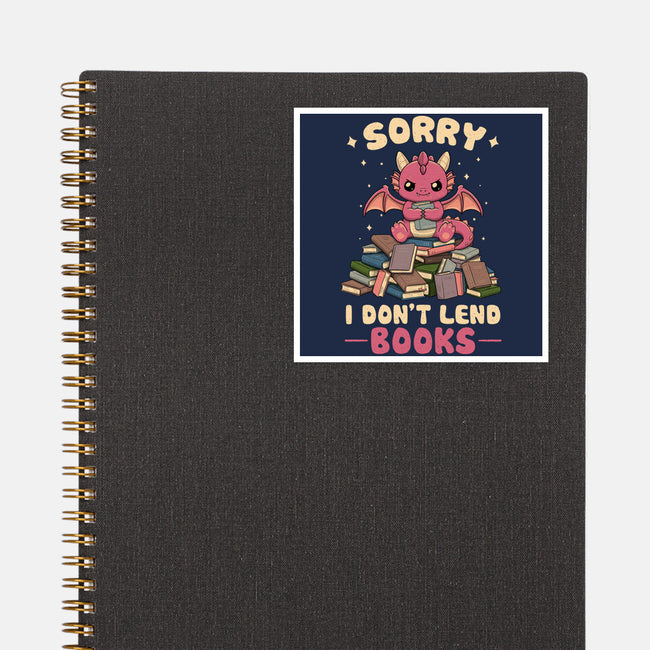 I Don’t Lend Books-None-Glossy-Sticker-NMdesign