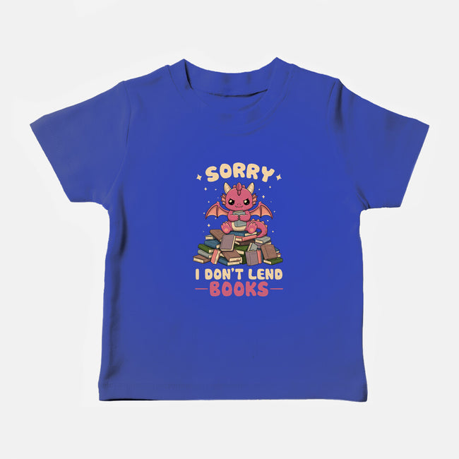 I Don’t Lend Books-Baby-Basic-Tee-NMdesign
