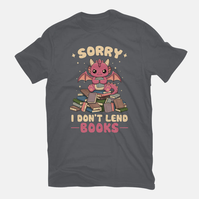 I Don’t Lend Books-Womens-Fitted-Tee-NMdesign