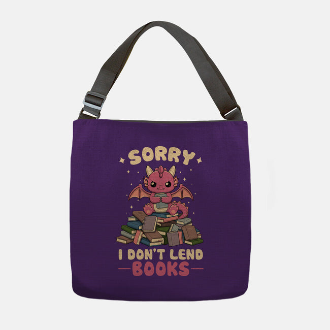 I Don’t Lend Books-None-Adjustable Tote-Bag-NMdesign