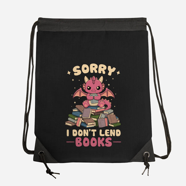 I Don’t Lend Books-None-Drawstring-Bag-NMdesign