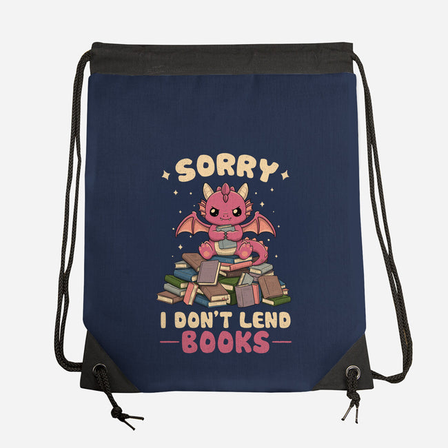 I Don’t Lend Books-None-Drawstring-Bag-NMdesign