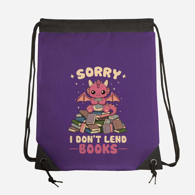 I Don’t Lend Books-None-Drawstring-Bag-NMdesign