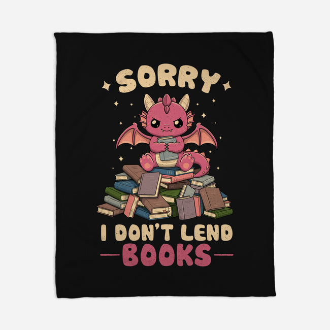 I Don’t Lend Books-None-Fleece-Blanket-NMdesign