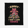 I Don’t Lend Books-None-Fleece-Blanket-NMdesign