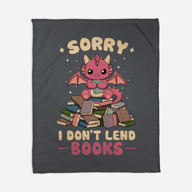 I Don’t Lend Books-None-Fleece-Blanket-NMdesign