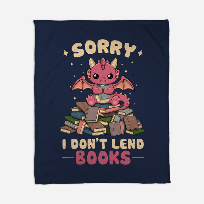 I Don’t Lend Books-None-Fleece-Blanket-NMdesign