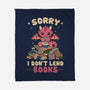 I Don’t Lend Books-None-Fleece-Blanket-NMdesign