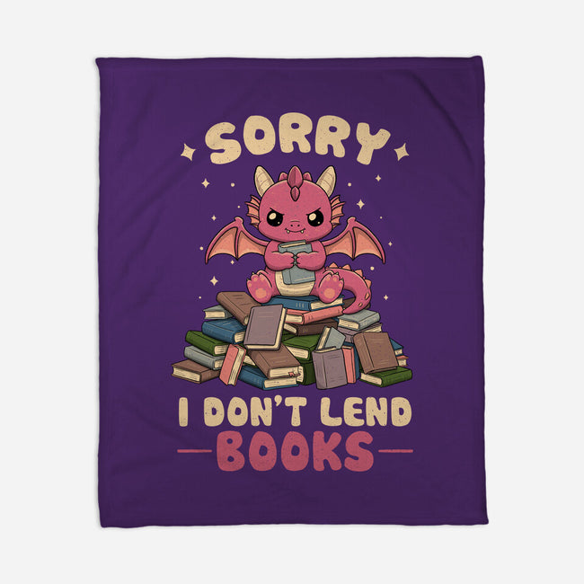 I Don’t Lend Books-None-Fleece-Blanket-NMdesign