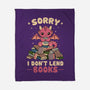 I Don’t Lend Books-None-Fleece-Blanket-NMdesign