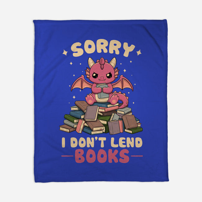 I Don’t Lend Books-None-Fleece-Blanket-NMdesign