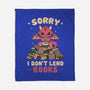 I Don’t Lend Books-None-Fleece-Blanket-NMdesign
