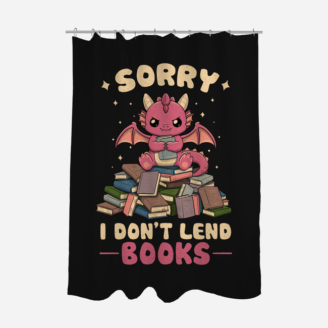 I Don’t Lend Books-None-Polyester-Shower Curtain-NMdesign