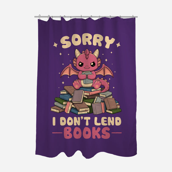 I Don’t Lend Books-None-Polyester-Shower Curtain-NMdesign
