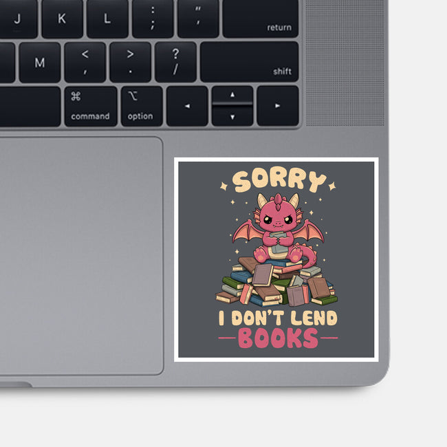 I Don’t Lend Books-None-Glossy-Sticker-NMdesign