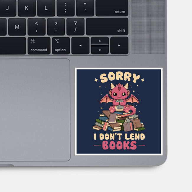 I Don’t Lend Books-None-Glossy-Sticker-NMdesign