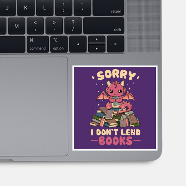 I Don’t Lend Books-None-Glossy-Sticker-NMdesign