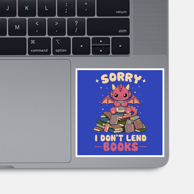 I Don’t Lend Books-None-Glossy-Sticker-NMdesign