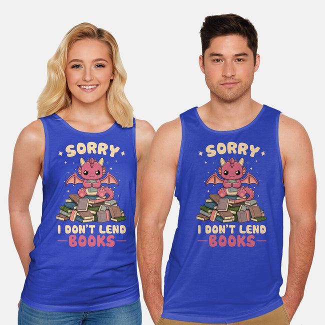 I Don’t Lend Books-Unisex-Basic-Tank-NMdesign