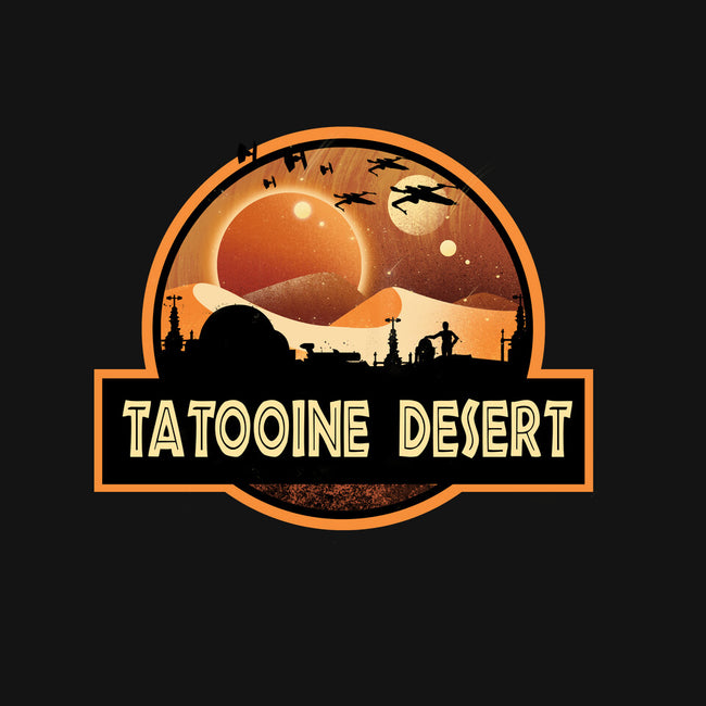 Tatooine Desert-Womens-V-Neck-Tee-dandingeroz
