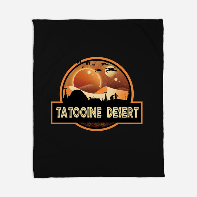 Tatooine Desert-None-Fleece-Blanket-dandingeroz