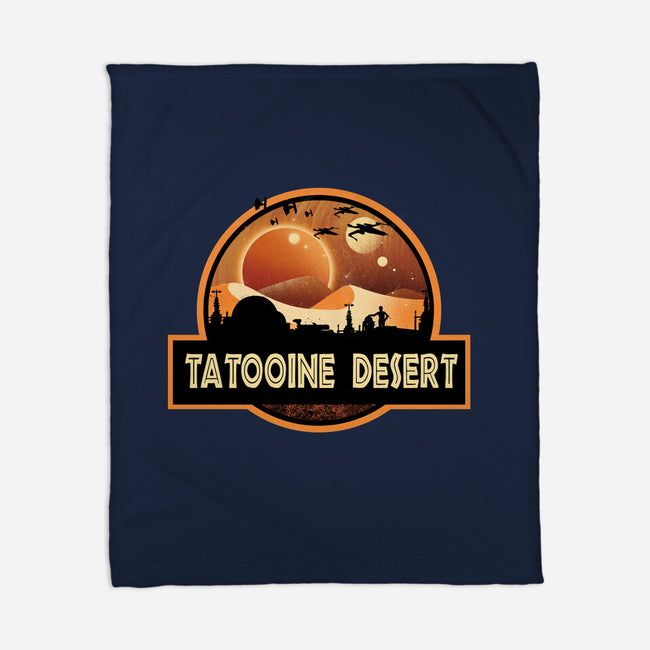 Tatooine Desert-None-Fleece-Blanket-dandingeroz