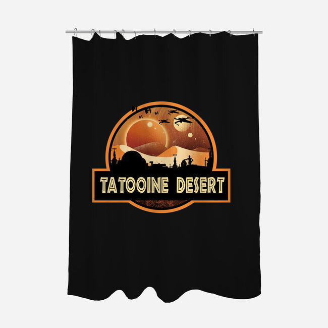 Tatooine Desert-None-Polyester-Shower Curtain-dandingeroz