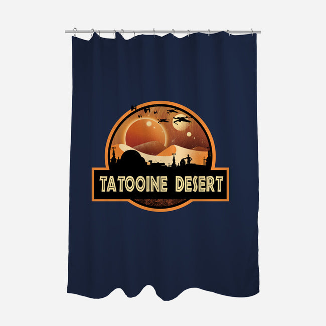 Tatooine Desert-None-Polyester-Shower Curtain-dandingeroz