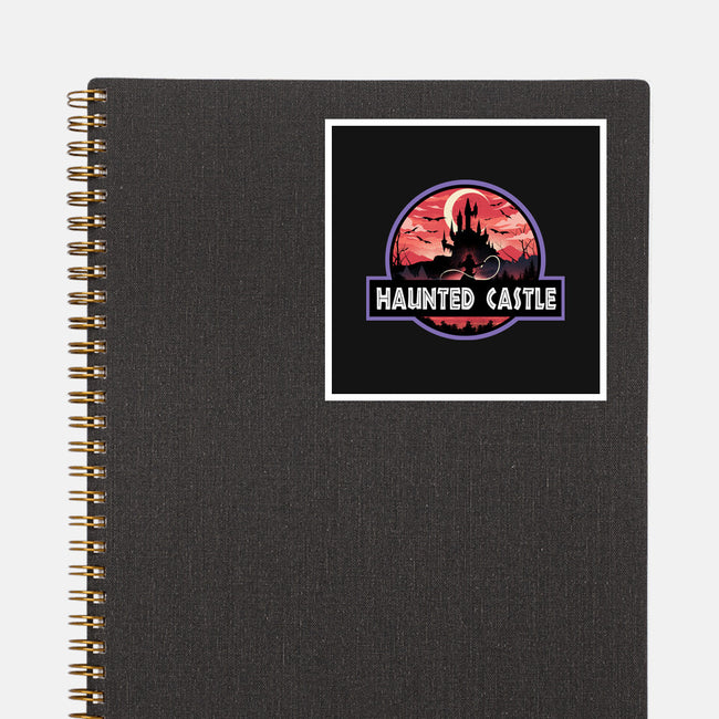 Haunted Castle Park-None-Glossy-Sticker-dandingeroz