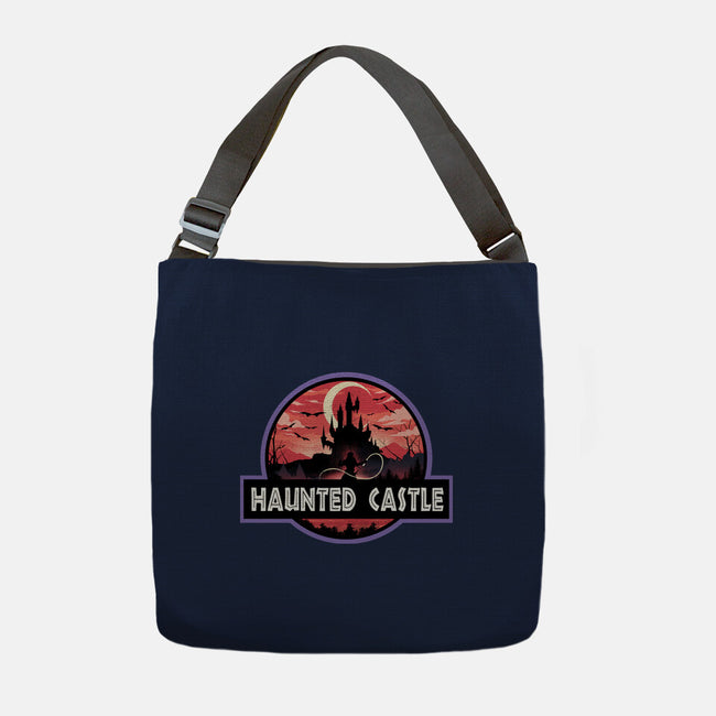 Haunted Castle Park-None-Adjustable Tote-Bag-dandingeroz