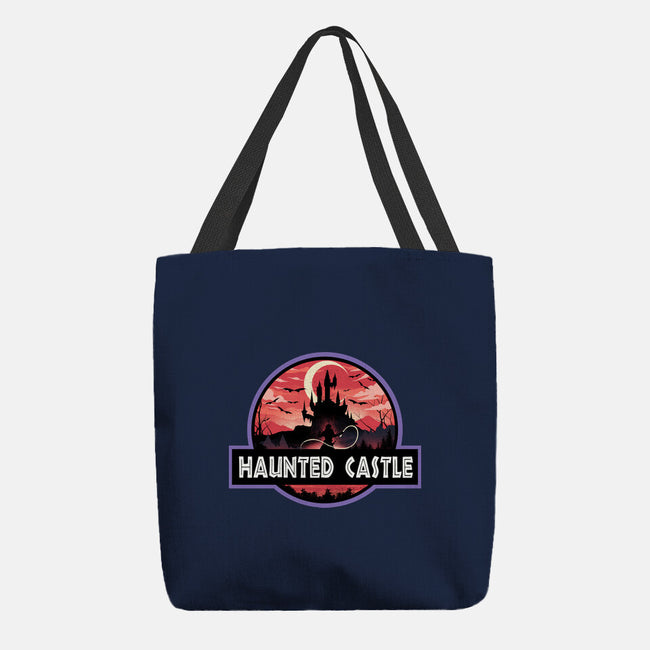 Haunted Castle Park-None-Basic Tote-Bag-dandingeroz