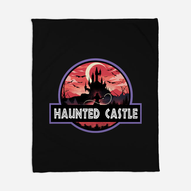 Haunted Castle Park-None-Fleece-Blanket-dandingeroz