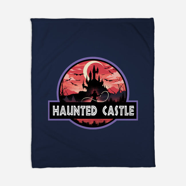 Haunted Castle Park-None-Fleece-Blanket-dandingeroz