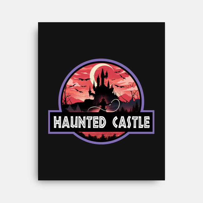 Haunted Castle Park-None-Stretched-Canvas-dandingeroz