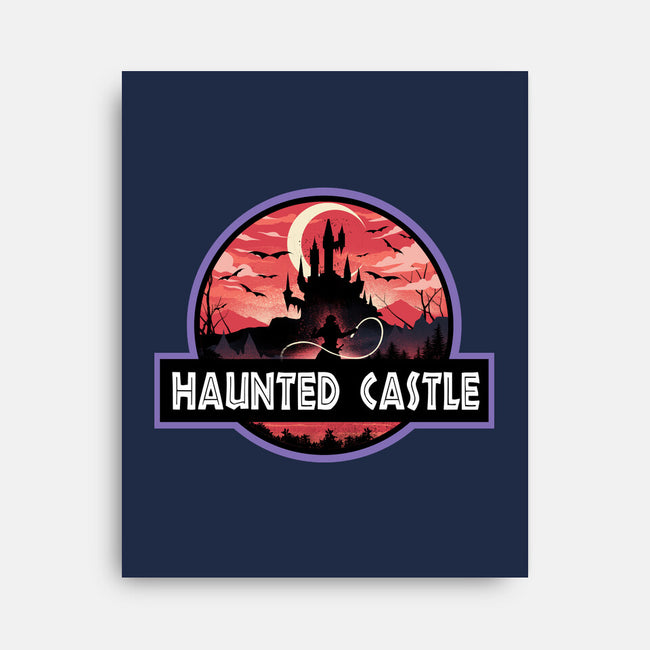 Haunted Castle Park-None-Stretched-Canvas-dandingeroz