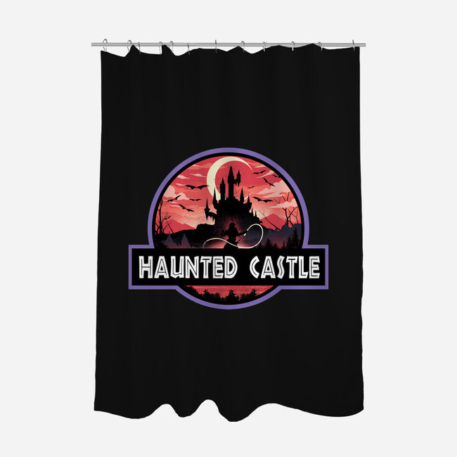 Haunted Castle Park-None-Polyester-Shower Curtain-dandingeroz