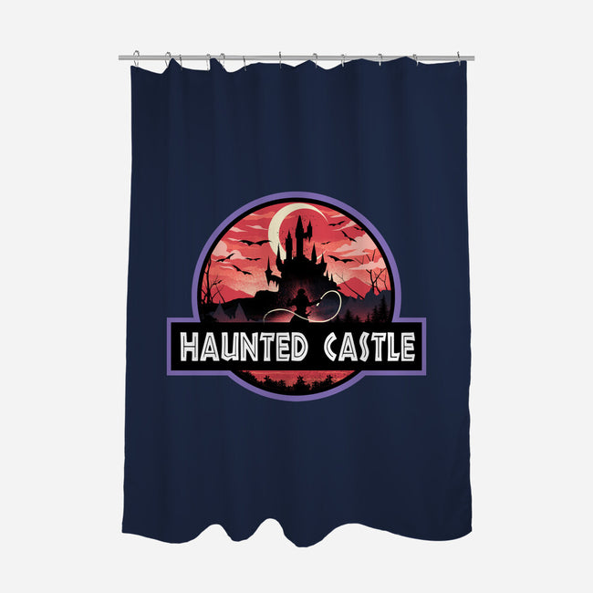 Haunted Castle Park-None-Polyester-Shower Curtain-dandingeroz