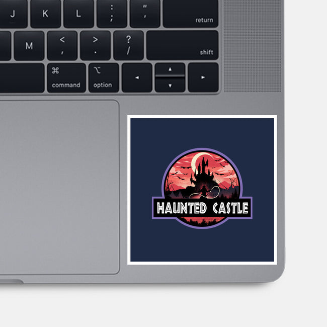 Haunted Castle Park-None-Glossy-Sticker-dandingeroz