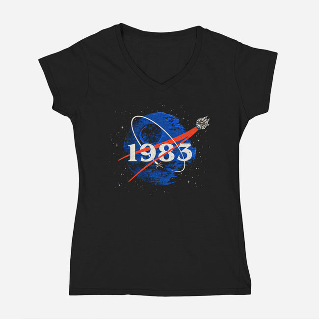 Vintage Wars-Womens-V-Neck-Tee-kg07