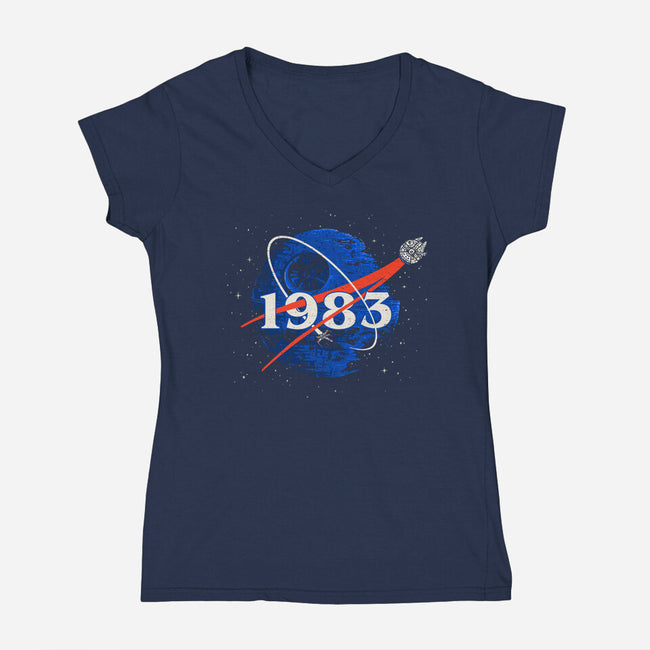 Vintage Wars-Womens-V-Neck-Tee-kg07