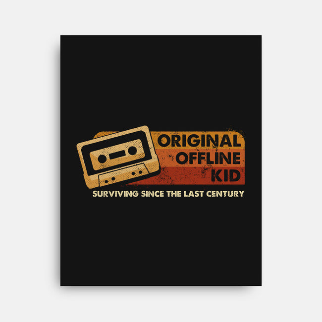 Original Offline Kid-None-Stretched-Canvas-koalastudio