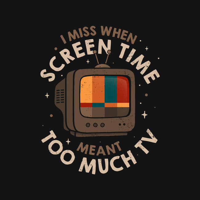 Screen Time Meant Too Much TV-None-Fleece-Blanket-koalastudio