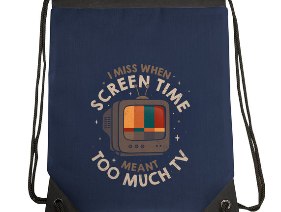 Screen Time Meant Too Much TV