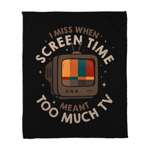 Screen Time Meant Too Much TV