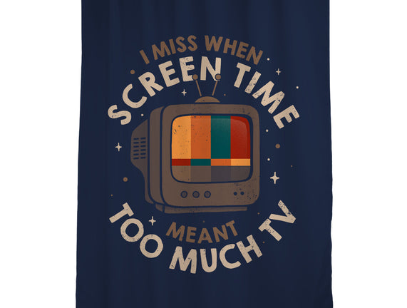 Screen Time Meant Too Much TV