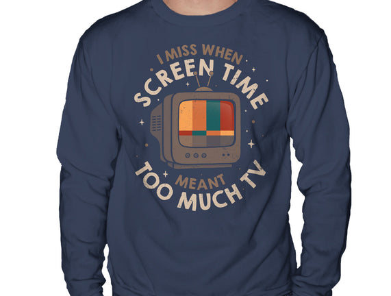 Screen Time Meant Too Much TV