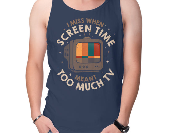 Screen Time Meant Too Much TV